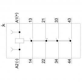 Segédvédelem 1 db 3RH2131-2BF40 Siemens 3. kép