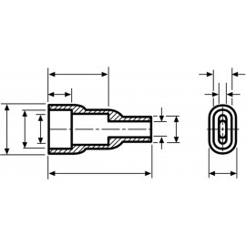 HellermannTyton HV4820 PVC NA 2000 Védősapka Szorítási átmérő (max.) 6 mm PVC Átlátszó 1 db 6. kép