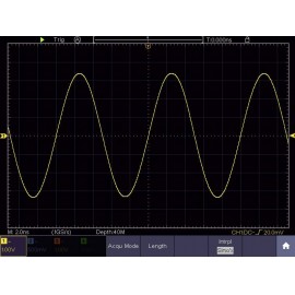 VOLTCRAFT DSO-6084F Digitális oszcilloszkóp 80 MHz 4 csatornás 1 GSa/mp 40000 kpts 8 bit Digitális m 12. kép