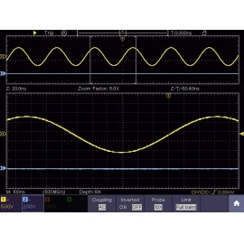 VOLTCRAFT DSO-6084F Digitális oszcilloszkóp 80 MHz 4 csatornás 1 GSa/mp 40000 kpts 8 bit Digitális m 15. kép