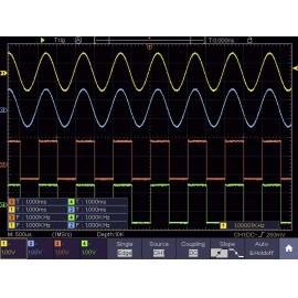 VOLTCRAFT DSO-6084F Digitális oszcilloszkóp 80 MHz 4 csatornás 1 GSa/mp 40000 kpts 8 bit Digitális m 19. kép