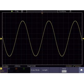 VOLTCRAFT DSO-6104F Digitális oszcilloszkóp 100 MHz 4 csatornás 1 GSa/mp 40000 kpts 8 bit Digitális  5. kép