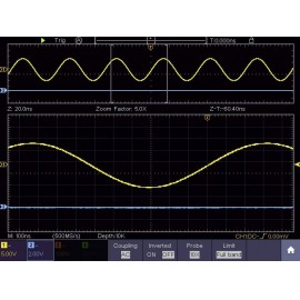 VOLTCRAFT DSO-6104F Digitális oszcilloszkóp 100 MHz 4 csatornás 1 GSa/mp 40000 kpts 8 bit Digitális  9. kép