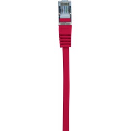 RJ45 Hálózat Csatlakozókábel CAT 6A S/FTP 15.00 cm Piros Védővel, Lángálló Basetech 3. kép