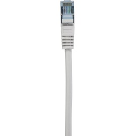 RJ45 Hálózat Csatlakozókábel CAT 6A S/FTP 25.00 cm Szürke Védővel, Lángálló Basetech 3. kép