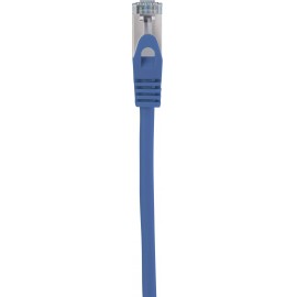 RJ45 Hálózat Csatlakozókábel CAT 6A S/FTP 1.00 m Kék Védővel, Lángálló Basetech 2. kép