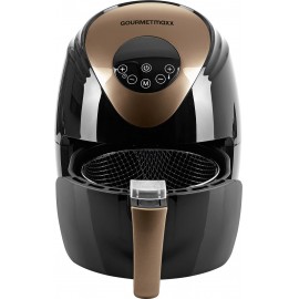 GourmetMaxx 02365 Forrólevegős fritőz 1500 W Időzítő funkció Fekete 3. kép