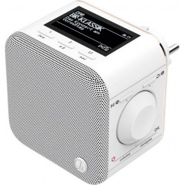 Hama DR40BT-PlugIn N/A AUX, Bluetooth® Fehér