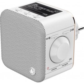 Hama DR40BT-PlugIn N/A AUX, Bluetooth® Fehér 2. kép