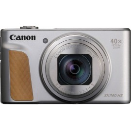 Canon PowerShot SX740 HS Digitális kamera 20.3 MPix Optikai zoom: 40 x Ezüst 4k videó, Bluetooth, Fo