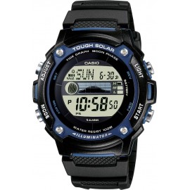 Casio Napelemes Karóra W-S210H-1AVEF (H x Sz x Ma) 45.4 x 44 x 13.3 mm Fekete Ház anyaga=Műgyanta An