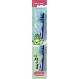 Feltűzhető fogkefe elektromos fogkeféhez Signal Playbrush ETBHEADS 2 db Kék