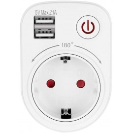 LEDmaxx 106649 Köztes dugalj USB-vel 2. kép