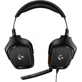 Logitech Gaming G332 Headset játékhoz 3,5 mm-es jack Vezetékes Over Ear Fekete, Piros 3. kép