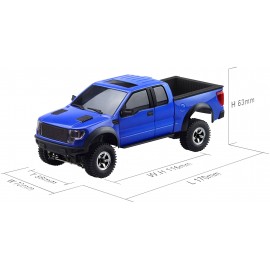 Amewi Pickup Scaler Brushed 1:35 RC modellautó Elektro Terepjáró 4WD építőkészlet