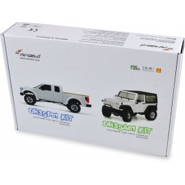 Amewi Pickup Scaler Brushed 1:35 RC modellautó Elektro Terepjáró 4WD építőkészlet 8. kép