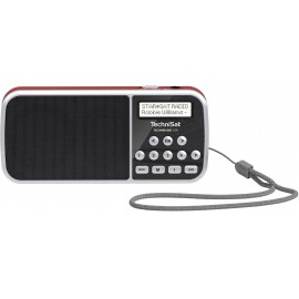 TechniSat Techniradio RDR N/A AUX, USB Zseblámpa Fekete, Piros 4. kép