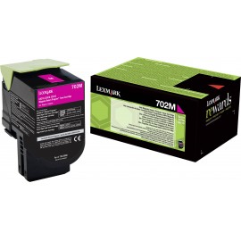 Lexmark Toner 702M CS310 CS410 CS510 70C20M0 Eredeti Bíbor 1000 oldalak