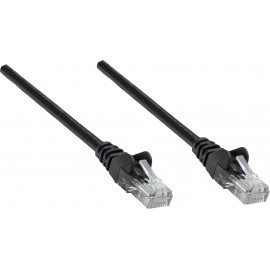 RJ45 Hálózat Csatlakozókábel CAT 6 U/UTP 25.00 cm Fekete Intellinet