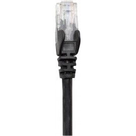 RJ45 Hálózat Csatlakozókábel CAT 6 U/UTP 25.00 cm Fekete Intellinet 2. kép