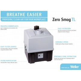 Weller Zero Smog TL Kit 1 FN Forrasztási füstelszívó 230 V 120 W 190 m³/óra 4. kép