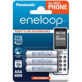 Panasonic eneloop HR03 Mikroakku NiMH 750 mAh 1.2 V 3 db 3. kép