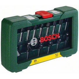 15 db. Keményfém marógép 8 mm-es szárral Bosch Accessories 2607019469 Szár átmérő 8 mm 2. kép