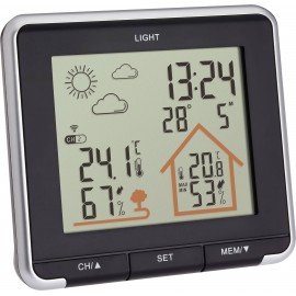 TFA Dostmann Funk-Wetterstation LIFE 35.1153.01 Vezeték nélküli időjárásjelző állomás Előrejelzés 12