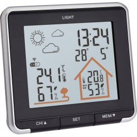 TFA Dostmann Funk-Wetterstation LIFE 35.1153.01 Vezeték nélküli időjárásjelző állomás Előrejelzés 12 2. kép