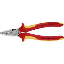 Knipex 97 78 180 Krimpelőfogó Érvéghüvelyekhez 0.25 ... 16 mm² 4. kép