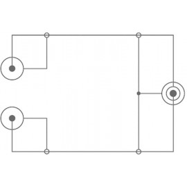 SpeaKa Professional RCA / Jack Audio Csatlakozókábel [2x RCA dugó - 1x Jack dugó, 3,5 mm-es] 1.50 m  2. kép