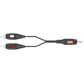 SpeaKa Professional RCA / Jack Audio Csatlakozókábel [2x RCA dugó - 1x Jack dugó, 3,5 mm-es] 1.50 m  4. kép