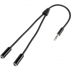 SpeaKa Professional Jack Audio Csatlakozókábel [1x Jack dugó, 3,5 mm-es - 2x Jack alj, 3,5 mm-es] 20