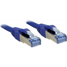 RJ45 Hálózat Csatlakozókábel CAT 6A S/FTP 1.50 m Kék Védővel LINDY