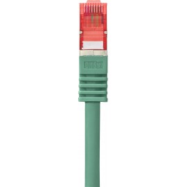 RJ45 Hálózat Csatlakozókábel CAT 6 S/FTP 0.50 m Zöld Védővel, Aranyozatt érintkező, Lángálló Renkfor 3. kép