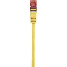 RJ45 Hálózat Csatlakozókábel CAT 6 S/FTP 15.00 cm Sárga Védővel, Aranyozatt érintkező, Lángálló Renk 4. kép