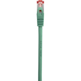 RJ45 Hálózat Csatlakozókábel CAT 6 S/FTP 15.00 cm Zöld Védővel, Aranyozatt érintkező, Lángálló Renkf 2. kép