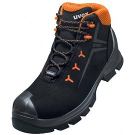 Uvex 2 GTX Vibram 6527245 ESD biztonsági csizma S3 Fekete, Narancs 1 pár