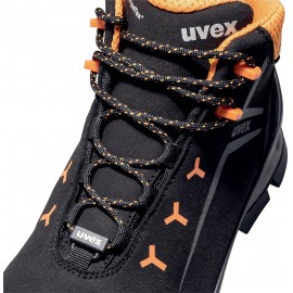 Uvex 2 GTX Vibram 6527245 ESD biztonsági csizma S3 Fekete, Narancs 1 pár 3. kép