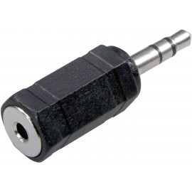 SpeaKa Professional Jack Audio Átalakító [1x Jack dugó, 3,5 mm-es - 1x Jack alj, 2,5 mm-es] Fekete