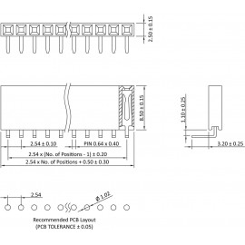 econ connect Hüvelysor (standard) Sorok száma: 1 Pólusok száma sorozatonként: 12 BLW1X12 1 db 2. kép