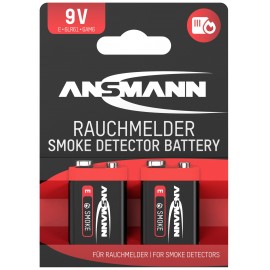 Ansmann Rauchmelderbatterie 9V-os elem Alkáli mangán 9 V 2 db 4. kép