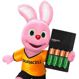 Duracell CEF14 NiMH Mikro (AAA), Ceruza (AA) Hengeres akku töltő Akkukkal 2. kép