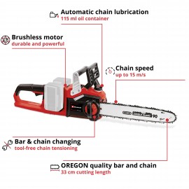 Einhell GE-LC 36/35 Li-Solo Akku Láncfűrész Blade length 350 mm 6. kép