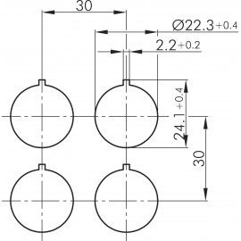 Beépíthető USB hüvely, 3.0 Alj, beépíthető RRJVA_USB3_AA Schlegel Tartalom: 1 db 6. kép