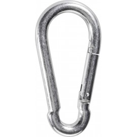 TOOLCRAFT Tűzoltó karabiner horog DIN 5299 (H x Sz) 90 mm x 9 mm 1 db