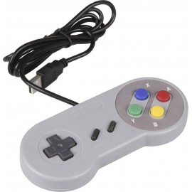 Joy-it Gamepad SNES Design Játékkonzol Raspberry Pi®, Univerzális Szürke 3. kép