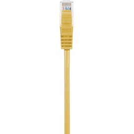 RJ45 Hálózat Csatlakozókábel CAT 5e U/UTP 15.00 cm Sárga Védővel Basetech 2. kép