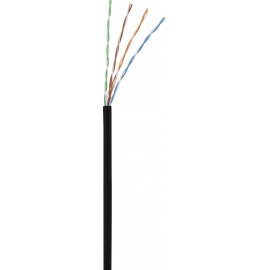 RJ45 Hálózat Csatlakozókábel CAT 5e U/UTP 25.00 cm Fekete Védővel Basetech 3. kép