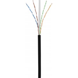 RJ45 Hálózat Csatlakozókábel CAT 6 U/UTP 25.00 cm Fekete Védővel, Halogénmentes Basetech 3. kép